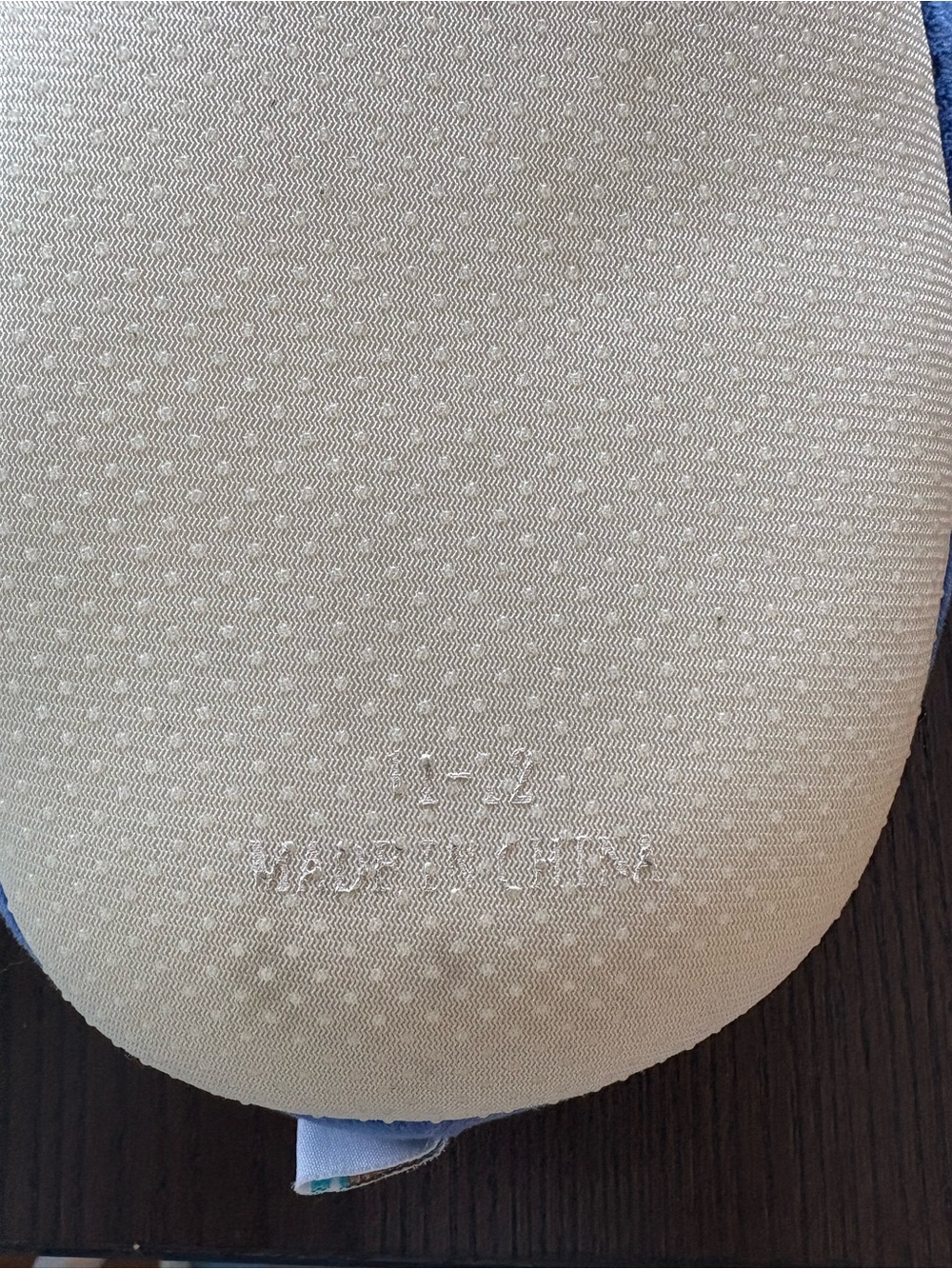 Squishmallows Blue and Cream Plush Slipper Buddy - Picture 3 of 3
